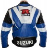 Suzuki GSXR Classic Leather Motorcycle Jacket 
